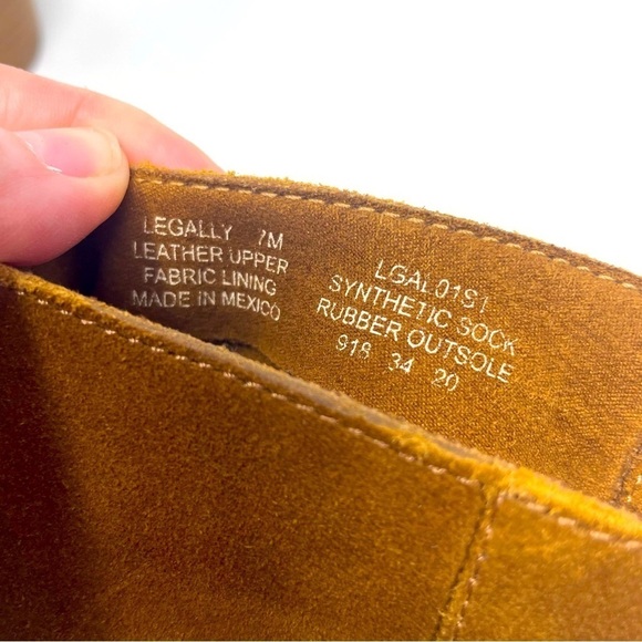 Steve Madden Leather Booties Brown 7 - Picture 7 of 8